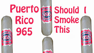 60 SECOND CIGAR REVIEW - Puerto Rico 965