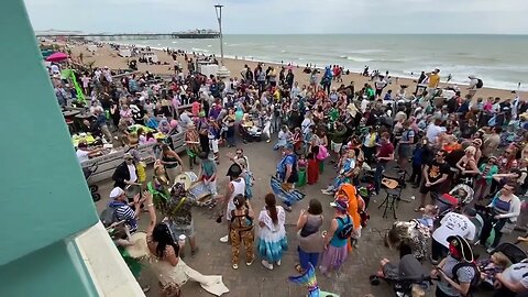 The March of the Mermaids, a glittery annual spectacle, that took take place in Brighton!