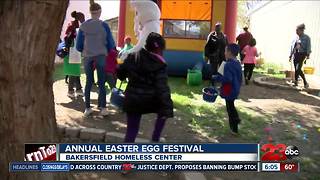 An Eggstravaganza held at the Bakersfield Homeless Center to benefit the children living there