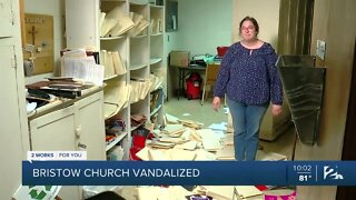 Bristow Church vandalized