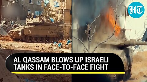 Israeli Soldiers Caught Unaware Get Hit By Hamas; Al Qassam Rips IDF Tanks Apart | Watch