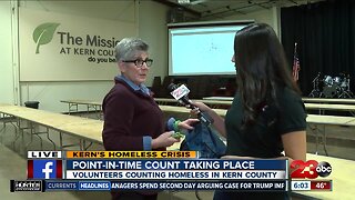 Point-in-time homeless count