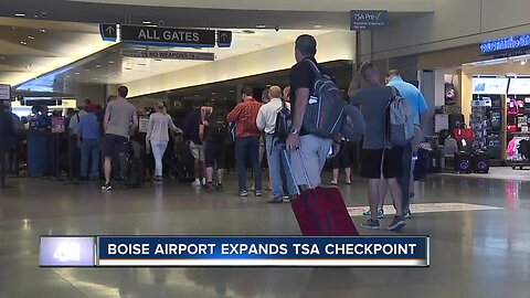 Boise Airport expands TSA checkpoint
