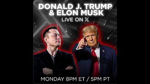 Donald Trump Elon Musk Interview LIVE