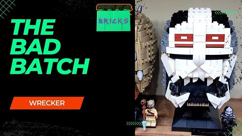 Wrecker Helmet MOC - The Bad Batch - Brick Built Star Wars