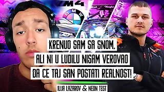 Krenuo sam sa snom.Ali ni u ludilu nisam verovao da će taj san biti realnost!-Neon Test