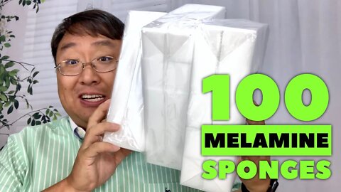 100 Pack of Melamine Sponges is Much Cheaper than Magic Erasers