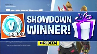 SOLO SHOWDOWN WINNER recieves 50,000 VBUCKS! - SOLO SHOWDOWN v2 Rules & LOOPHOLES! (Fortnite)