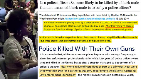 Statistics of Cop Deaths in the US, and 'who' is most likely to Kill Police Officers 👮💥🔫