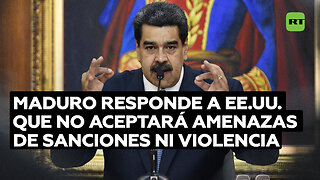 Maduro responde a las amenazas de EE.UU.: "No podrán con nosotros"