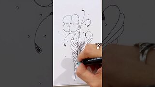 Desenho Fácil de Flor para Desenhar #shorts