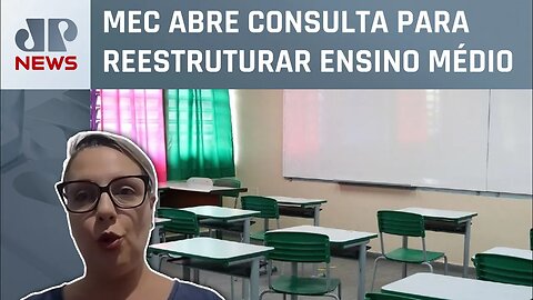 Professora analisa a implementação do novo Ensino Médio: “Objetivo é diminuir a evasão escolar”