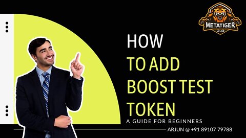 How to add Boost Test Token polygon network in trust wallet