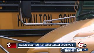 Hamilton Southeastern Schools need bus drivers
