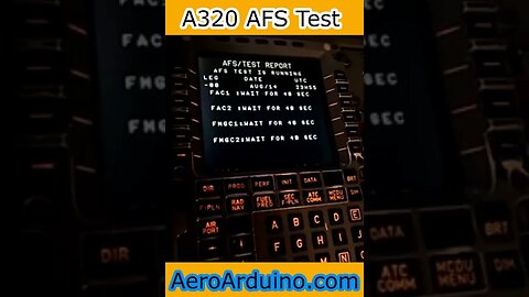 Watch #Airbus #A320 Autopilot AFS Autoflight Test #Aviation #Flying #AeroArduino