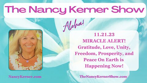 MIRACLE ALERT! Gratitude, Love, Unity, Freedom, Prosperity, and Peace On Earth is Happening Now!