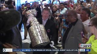 Stanley Cup one of many NHL trophies on display in Vegas