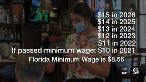 $15 an hour minimum wage question on Florida ballot