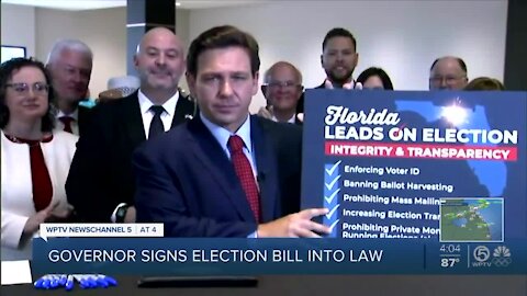 Gov. Ron DeSantis doesn't allow local media to attend signing of new election law