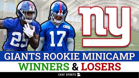 NY Giants Rookie Minicamp Winners & Losers