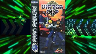 Virtua cop | Sega Saturn Playthrough | Real hardware