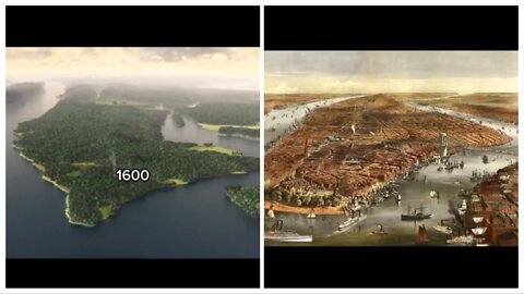 America in the years 1600 to 2022 now, the development stage