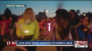 Local artist raising awareness for domestic abuse