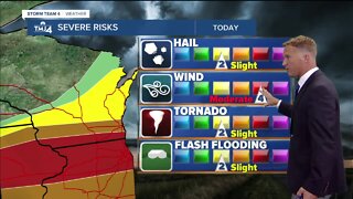 Severe storms likely Monday afternoon