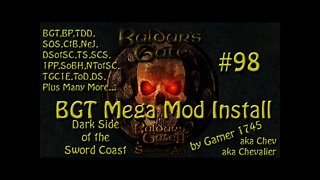 Let's Play Baldur's Gate Trilogy Mega Mod Part 98 - Dark Side