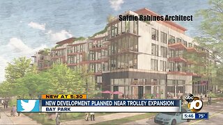 New development planned near trolley expansion