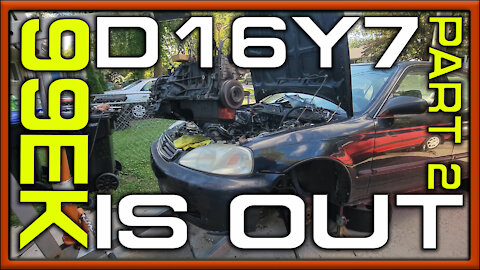 99EK Sedan Part 4: Engine & Transmission Removal Part 2