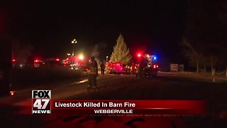 Fire destroys Webberville barn