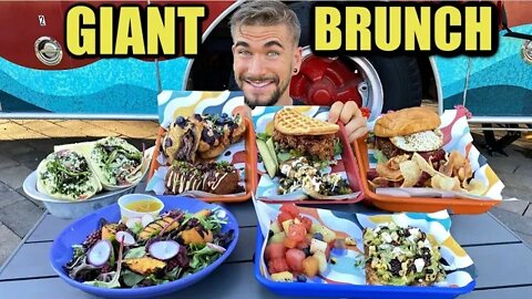 HUGE SOUTHERN BRUNCH FROM A FIRE TRUCK?! Hot Chicken, Burgers, Mac & Cheese | Secret Restaurant