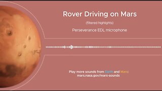 First Ever Recording of Driving on Mars