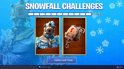 *NEW* Fortnite Snowfall Skin Unlocked... (Fortnite: Snowfall Challenge Rewards)