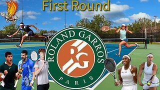 Roland Garros First Round Day 3 of tennis
