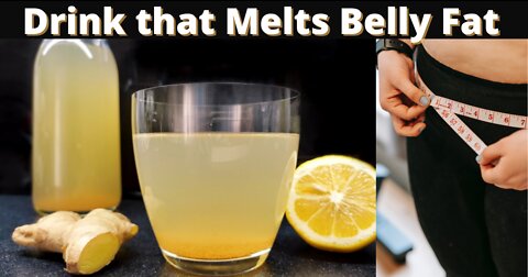 DRINK THAT MELTS BELLY FAT - Lemon Peel and Ginger