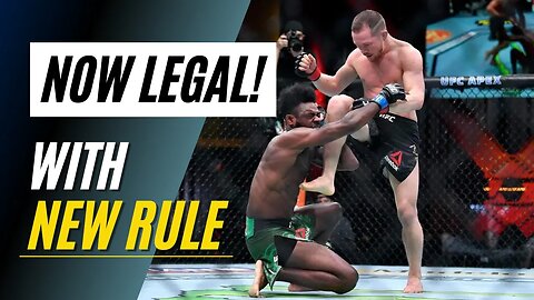 The New UFC Rule For Knee's To a Grounded Opponent