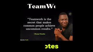 The Best Quotes About Teamwork and How They Can Help You Achieve Your Goals #shorts #quotes #motive