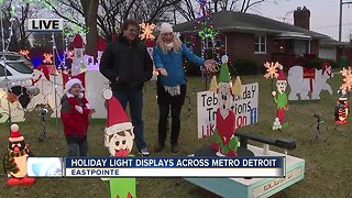 Amazing holiday light displays across metro Detroit
