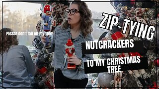🎄 Decorating Christmas Tree with Nutcrackers + Deco Mesh Tree + Christmas Tree Decorate