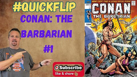 Conan: The Barbarian #1 Titan Comics #QuickFlip Comic Review Jim Zub,Roberto De La Torre #shorts