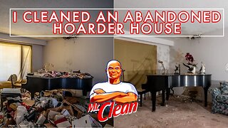 Cleaning and Organizing an Abandoned Hoarder House: I CLEANED A ROOM IN AN ABANDONED HOUSE