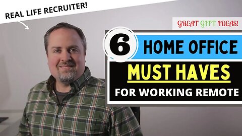 6 Must Have Items For Your Home Office