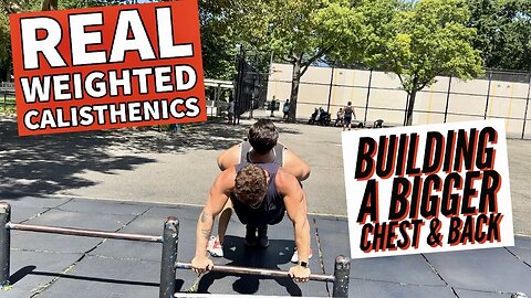 BODYWEIGHT CHEST & BACK WORKOUT | How to Make Your Sets HARDER For MORE MUSCLE GROWTH