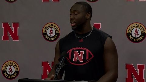 Nebraska football preseason press conference: Freedom Akinmoladun