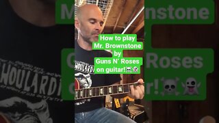 How to play Mr. Brownstone by Guns N’Roses / Slash on Guitar!