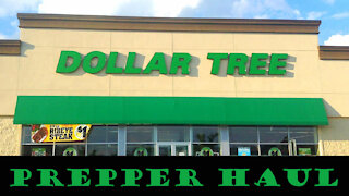 Prepper Haul from Dollar Tree ~ Stock Up ~ Be Prepared