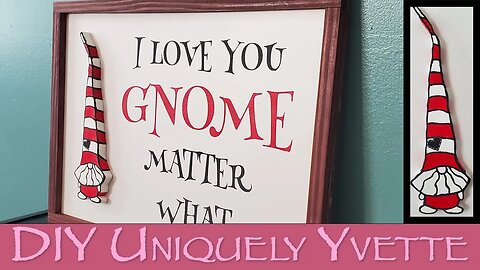 DIY / Crafts: Gnome Sign | Scroll Saw Project | Woodworking