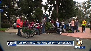 Volunteers clean Balboa Park for MLK Day of Service